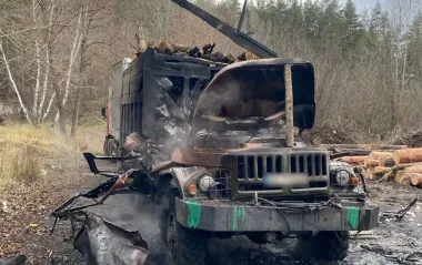 Росіяни ударом по вантажівці вбили двох чоловіків в Ізюмі