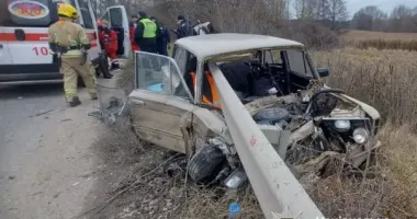 В Винницкой области столкнулись два автомобиля: один из водителей погиб