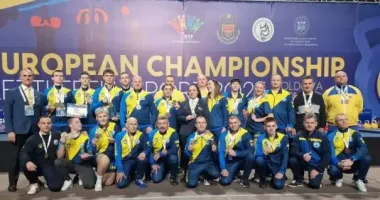 Українські прикордонники вибороли "золото" на чемпіонаті Європи з гирьового спорту