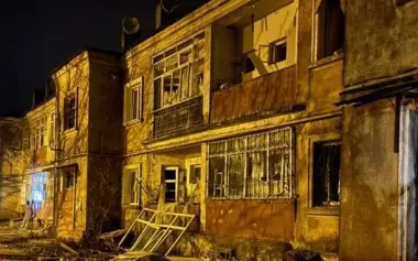 Russians strike Kramatorsk, injuring family with two children. PHOTO