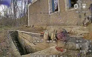 Madyar’s Birds drone chased down invader fleeing to his hideout. VIDEO