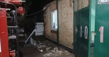 Россияне атаковали пожарно-спасательную часть на Запорожье: есть повреждения