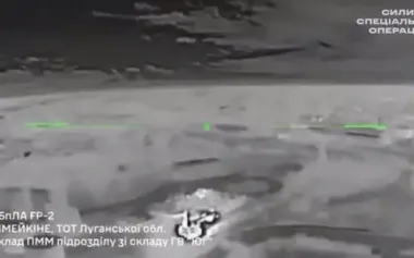 UAV warehouse of 9th SMRB in Donetsk and enemy fuel tanks in Luhansk Oblast destroyed, - SOF. VIDEO