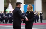 Зеленский провел встречу с Мелони в Риме