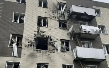 Russians struck Dnipropetrovsk region 40 times: two people injured, houses, dormitory, educational institution damaged. PHOTOS