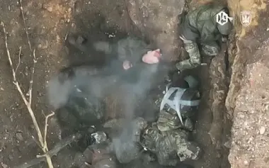 "One shot himself, two waited for strike drone": Madyar’s Birds eliminate 3 occupiers in ditch. VIDEO