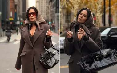 С чем носить пальто этой зимой: стильный пример от Насти Каменских