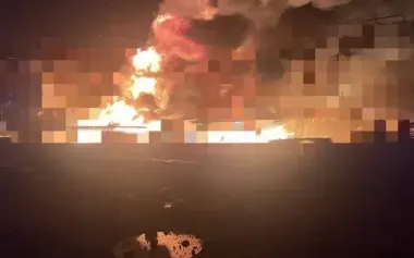 Ruscists struck infrastructure facility in Odesa region with drones: there is destruction. PHOTO