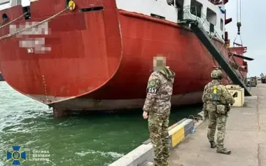 Russian "shadow fleet" vessel arrested in Odesa port, - SSU. PHOTO