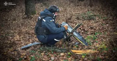 В Киевской области саперы изъяли боевую часть БпЛА "Герань-2"