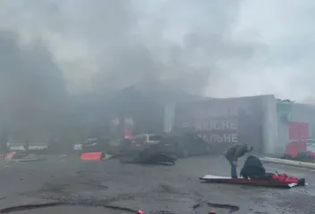 Russian drone attacks gas station in Kharkiv region — there are casualties