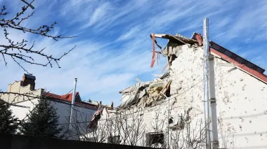 Russian forces attack infrastructure in Mykolaiv region overnight, part of settlements left without power