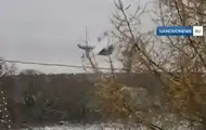Появилось видео падения Ан-22 в России - соцсети