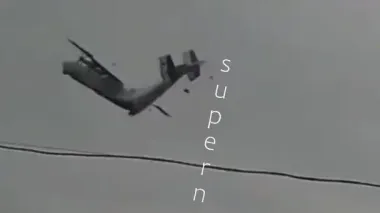 Россия потеряла Ан-22: эпическое видео падения военного самолета