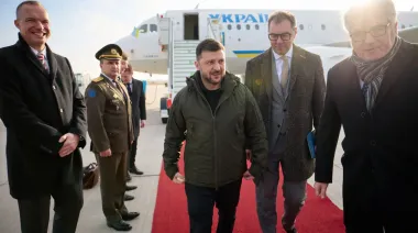 Zelenskyy arrives in Berlin