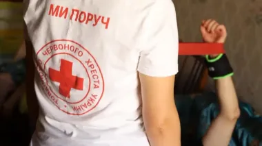 Mobile rehabilitation teams of Ukrainian Red Cross Society work in Odesa region