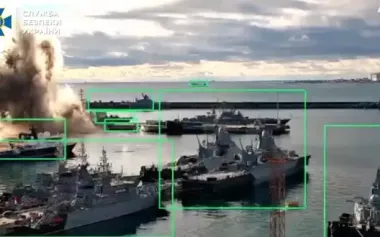 SSU blew up Russian submarine for first time with Sub Sea Baby underwater drones in Novorossiysk. VIDEO