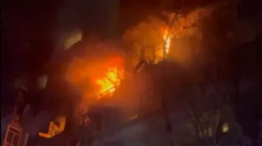 Russians attack high-rise residential building in Zaporizhzhia with drone, injuring people