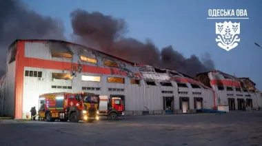 Russians destroy warehouse with boilers and heaters in Odesa Oblast