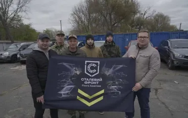 "Стальной фронт" Ахметова обеспечил 157-ю бригаду мобильными Starlink и комплектующими для БПЛА.