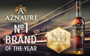 Коньяк AZNAURI №1 "Brand of the Year" - согласно премии Spirits Business Awards в Лондоне