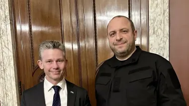 Umerov arrives in Sweden, discusses increased support for Ukraine with defense minister