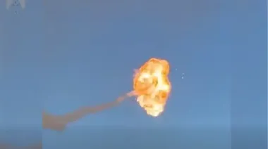 Повітряні сили показали вибухову роботу зенітників по дронах РФ на півдні Україні