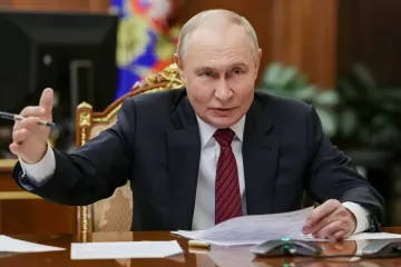 Putin claims speculation of war with the West is ‘hysteria’ - two weeks after threatening Europe