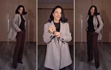 Злата Огневич в жакете и брюках палаццо: идеальный образ на каждый день