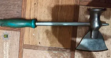 В Киеве мужчина травмировал кухонным тесаком своего 10-летнего сына, пытавшегося защитить сестру