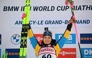 В Анси на Кубке мира в спринте Дмитренко из украинок лучшая и 22-я