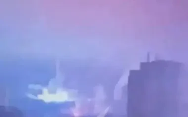 Drones attacked thermal power plant in Russian city of Orel, causing problems with heat supply. VIDEO